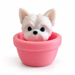 Cute Terrier in a Pot Clicker