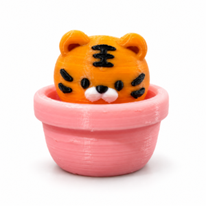 Cute Tiger in a Pot Clicker